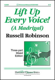 Lift up Every Voice! Three-Part Mixed choral sheet music cover Thumbnail